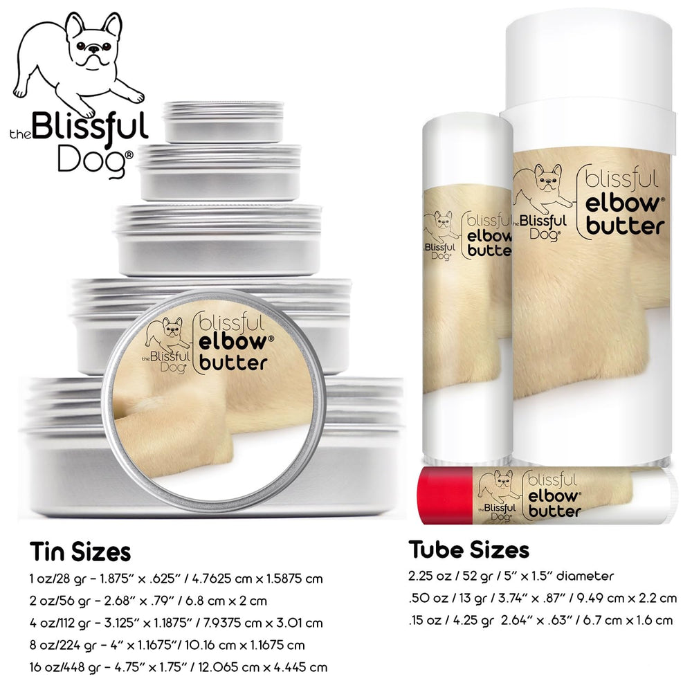 The Blissful Dog baume dans trousse, conservation pratique en déplacement