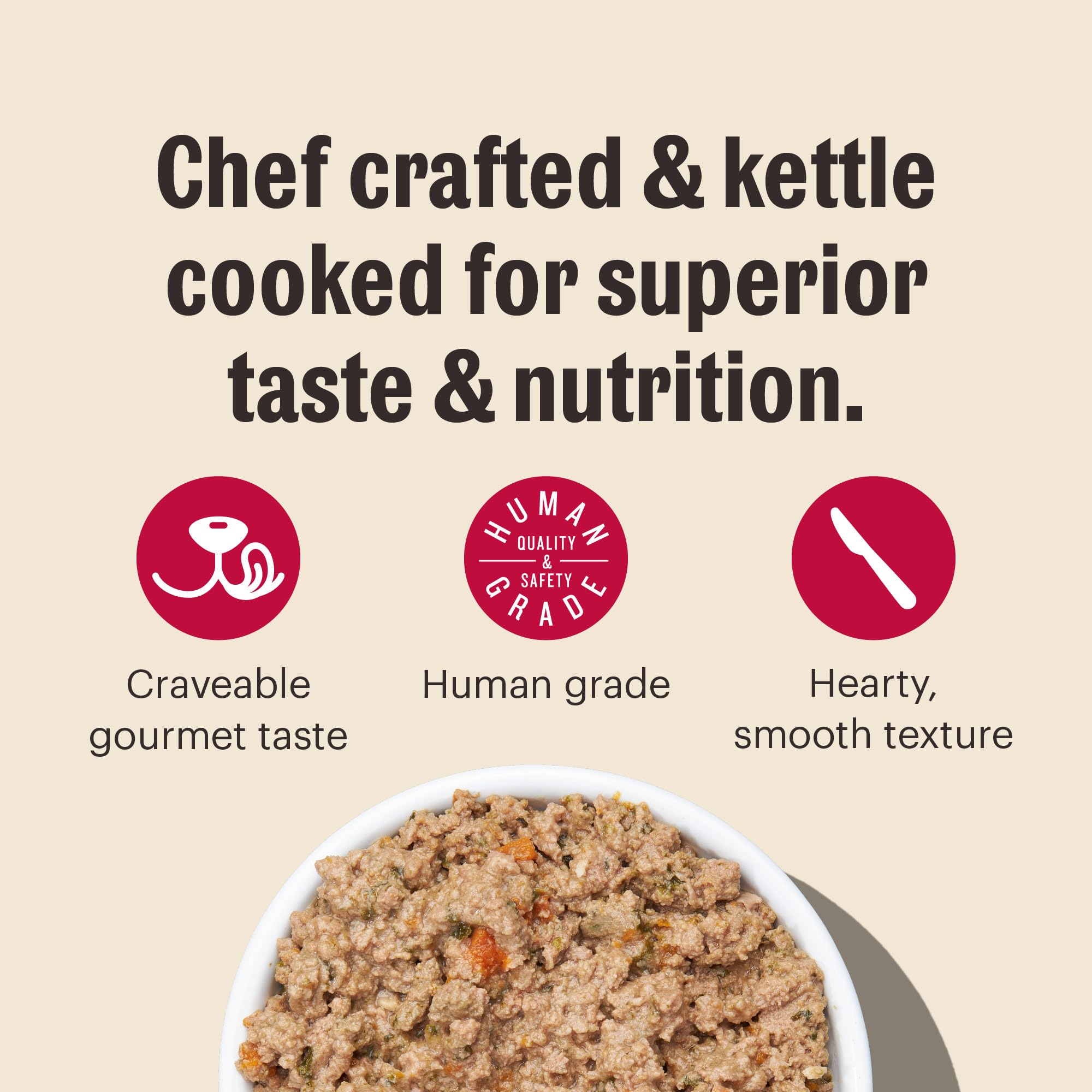 The Honest Kitchen étiquette nutritionnelle claire affichant ingrédients compréhensibles