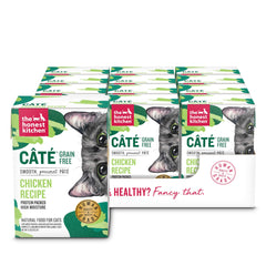 The Honest Kitchen emballage frontal montrant qualité human grade et transparence