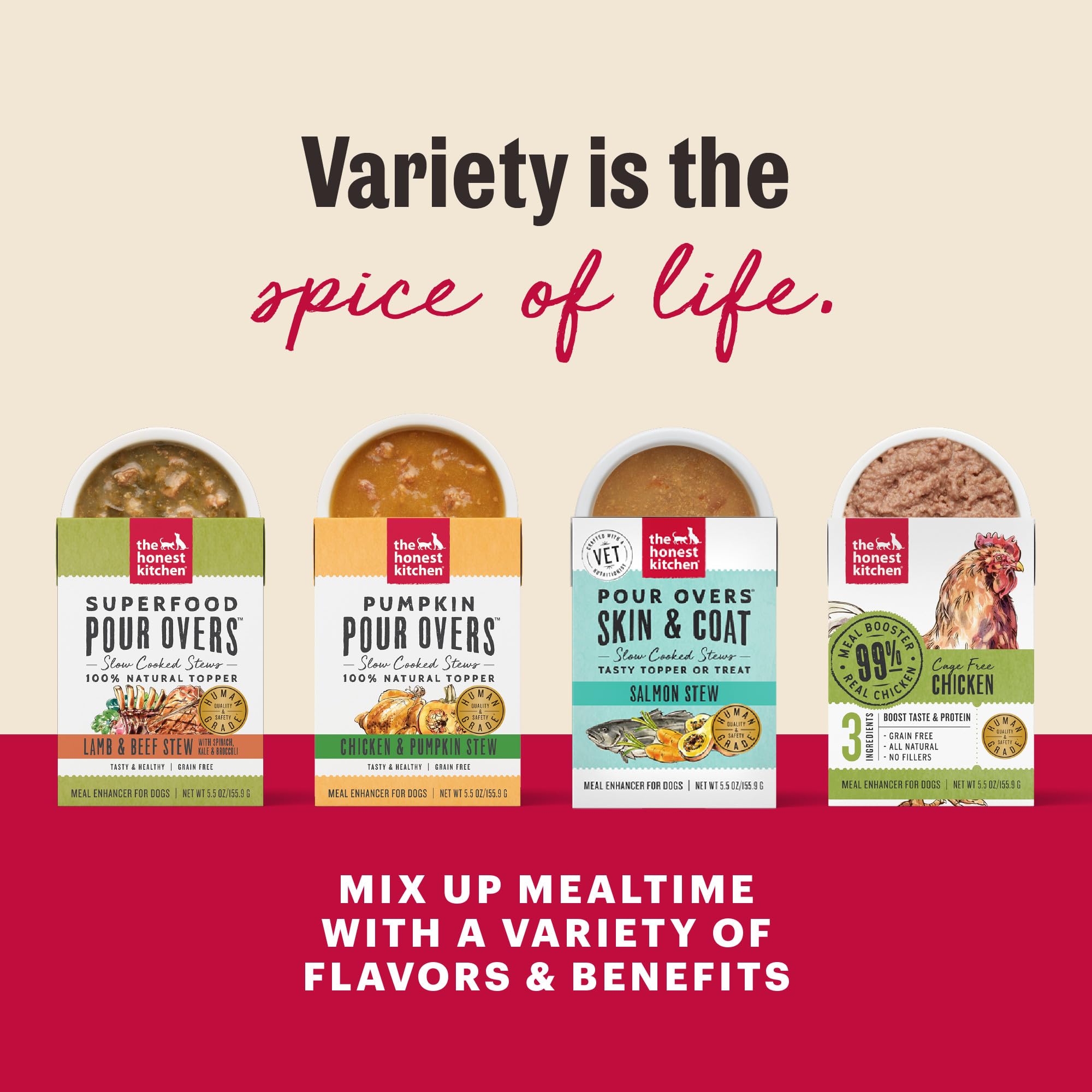 The Honest Kitchen produit en cuisine familiale, simple à servir au quotidien