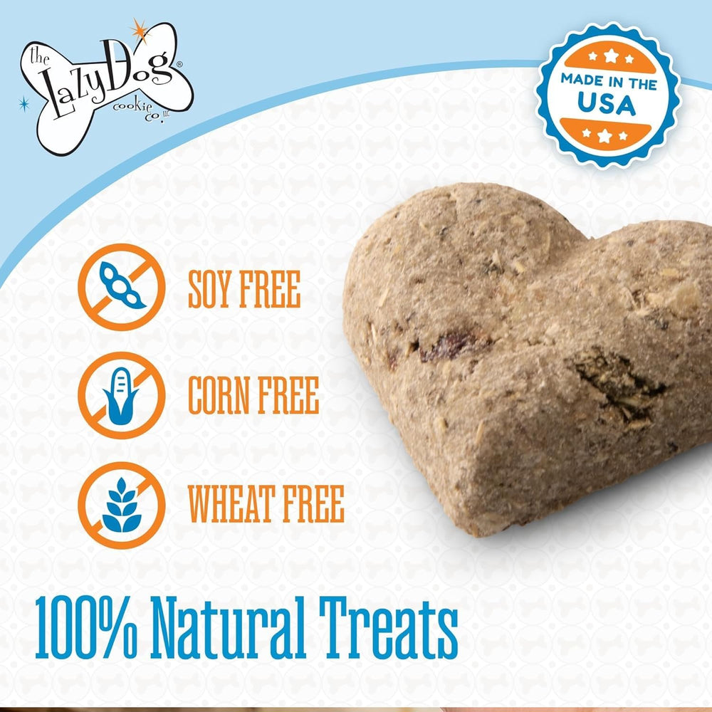 The Lazy Dog Cookie Co. étiquette ingrédients simples et transparents