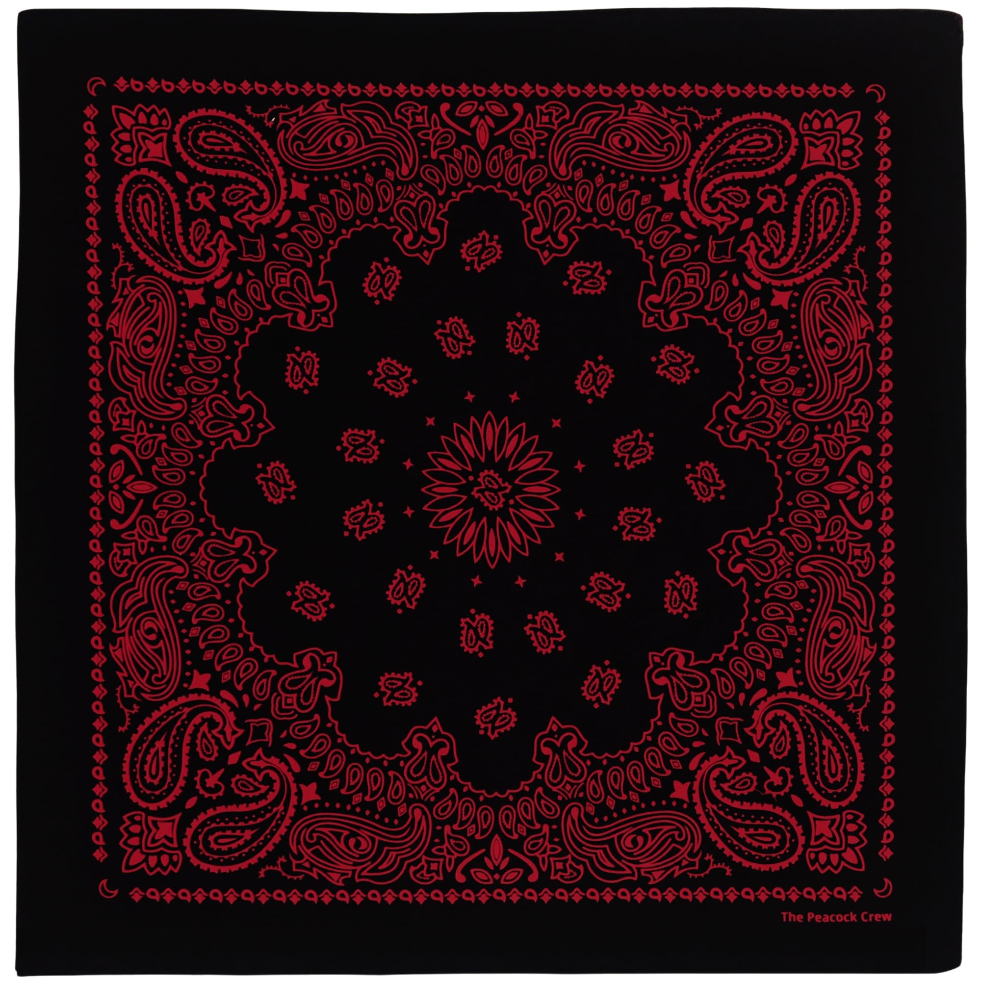 The Peacock Crew bandana porté femme accessoire polyvalent et élégant