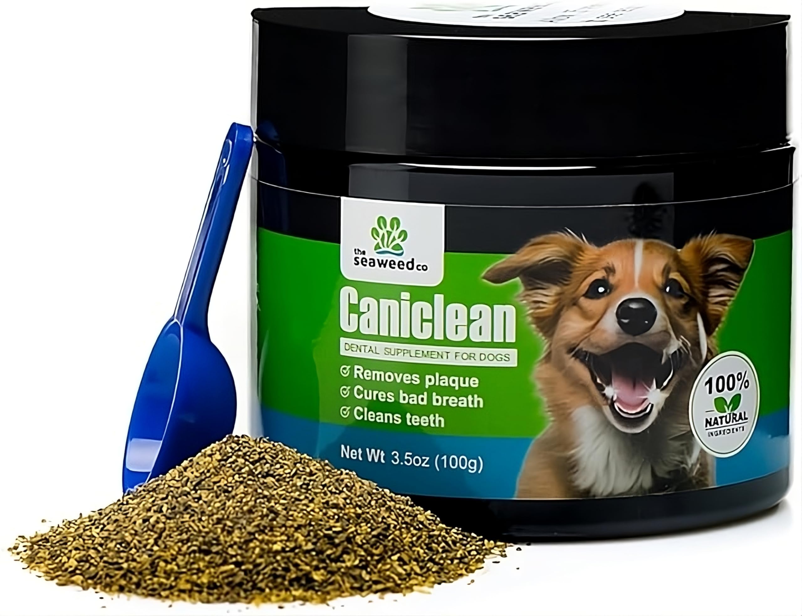 The Seaweed Co emballage Caniclean avant bénéfice nettoyage naturel