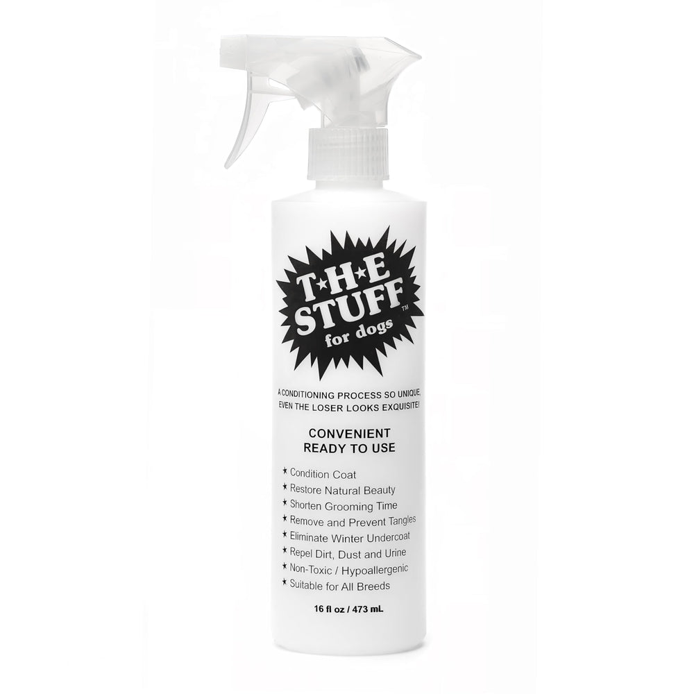 The Stuff bouteille 16oz vue avant pour application facile