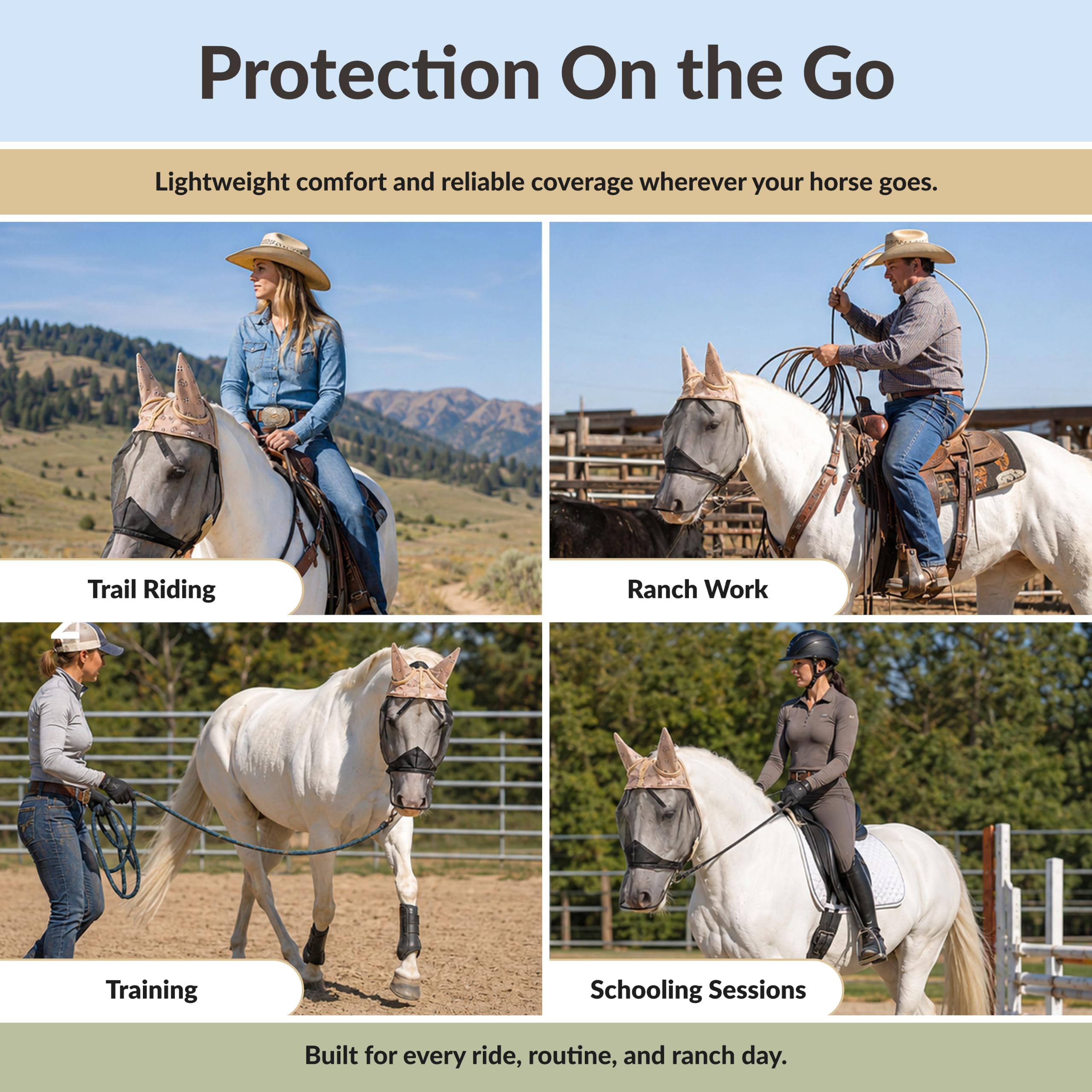 The Sunny Zebra variante avec oreilles montrant protection auditive et confort