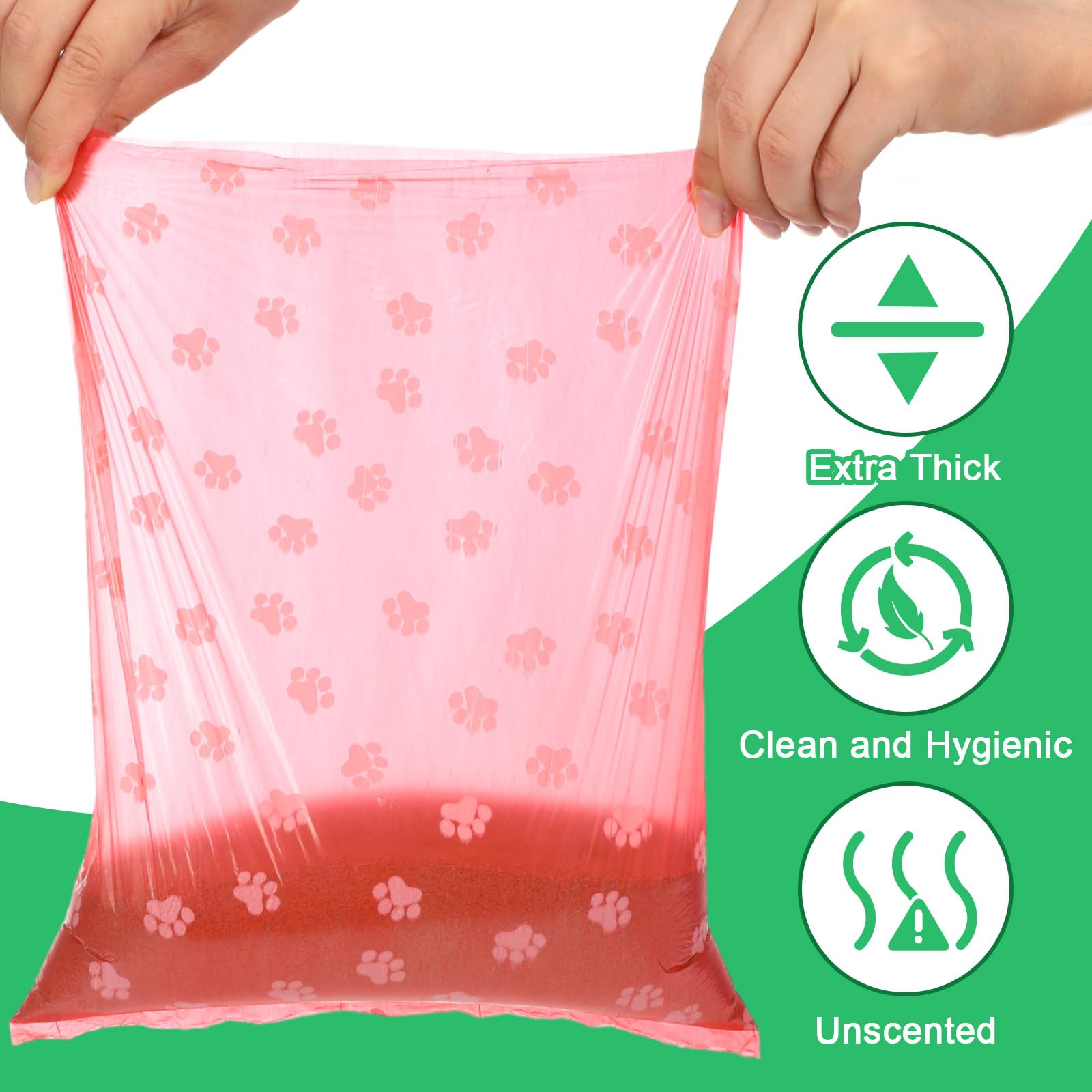 Thenshop sac utilisé avec distributeur facilitant promenades hygiéniques