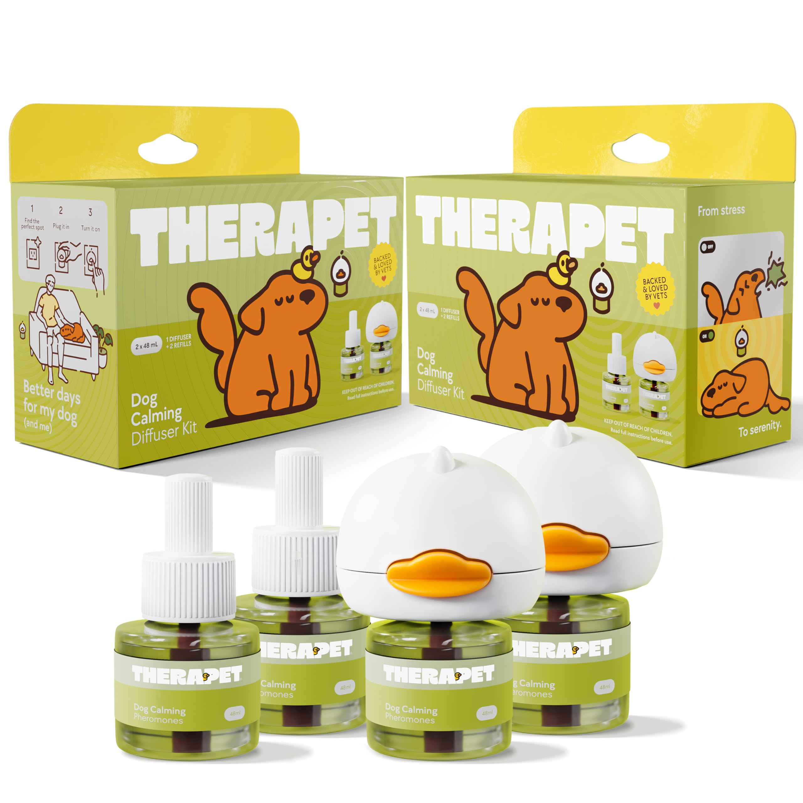 TheraPet MD diffuseur face avant montrant design discret et calme