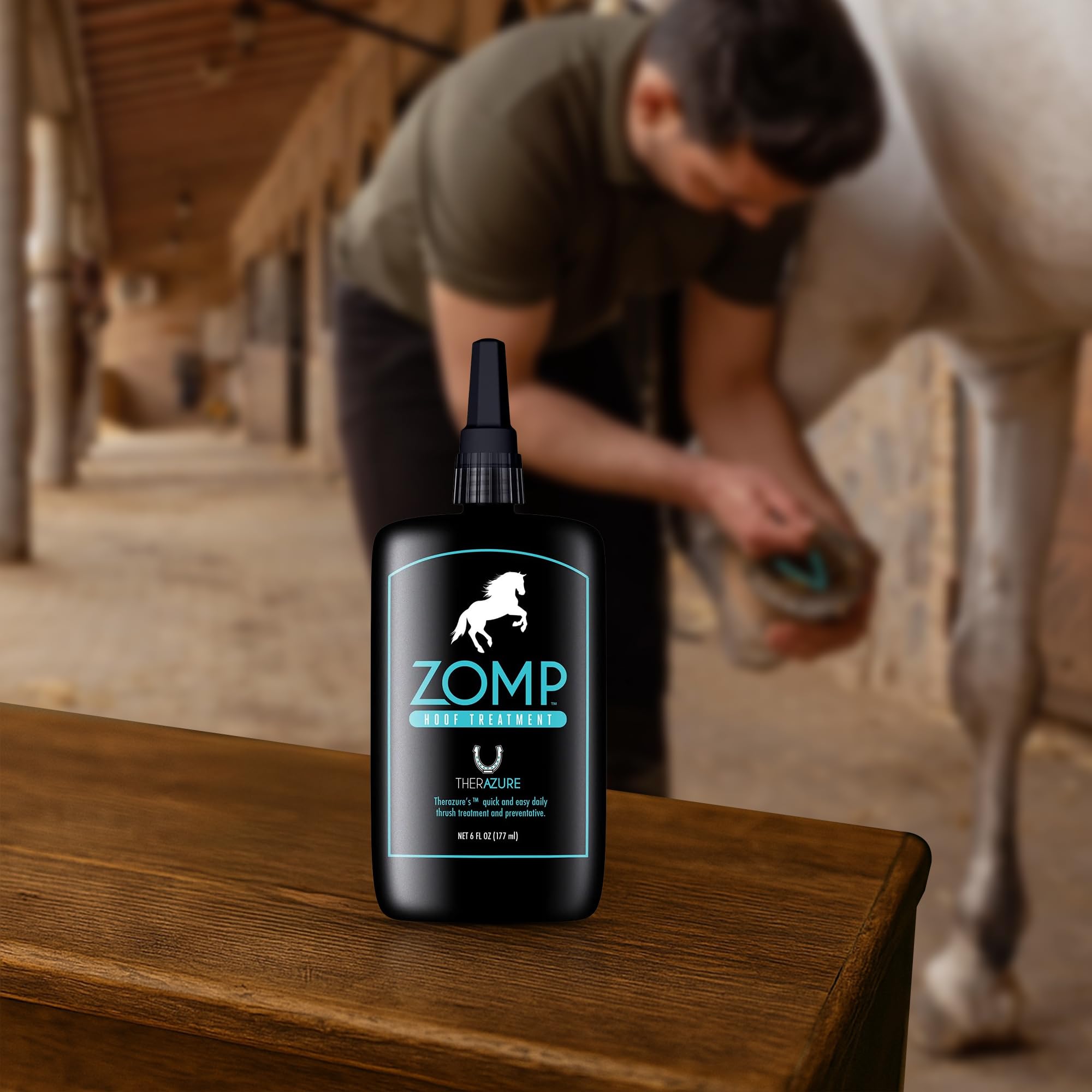 Therazure Zomp étiquette produit lisible indiquant ingrédients et sécurité
