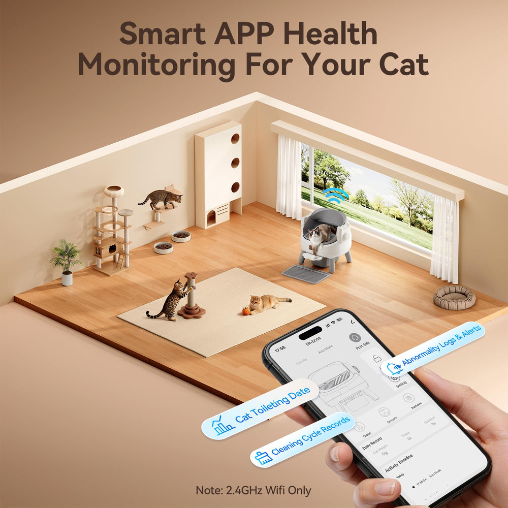 Thereye appareil en fonctionnement silencieux réduisant stress du chat
