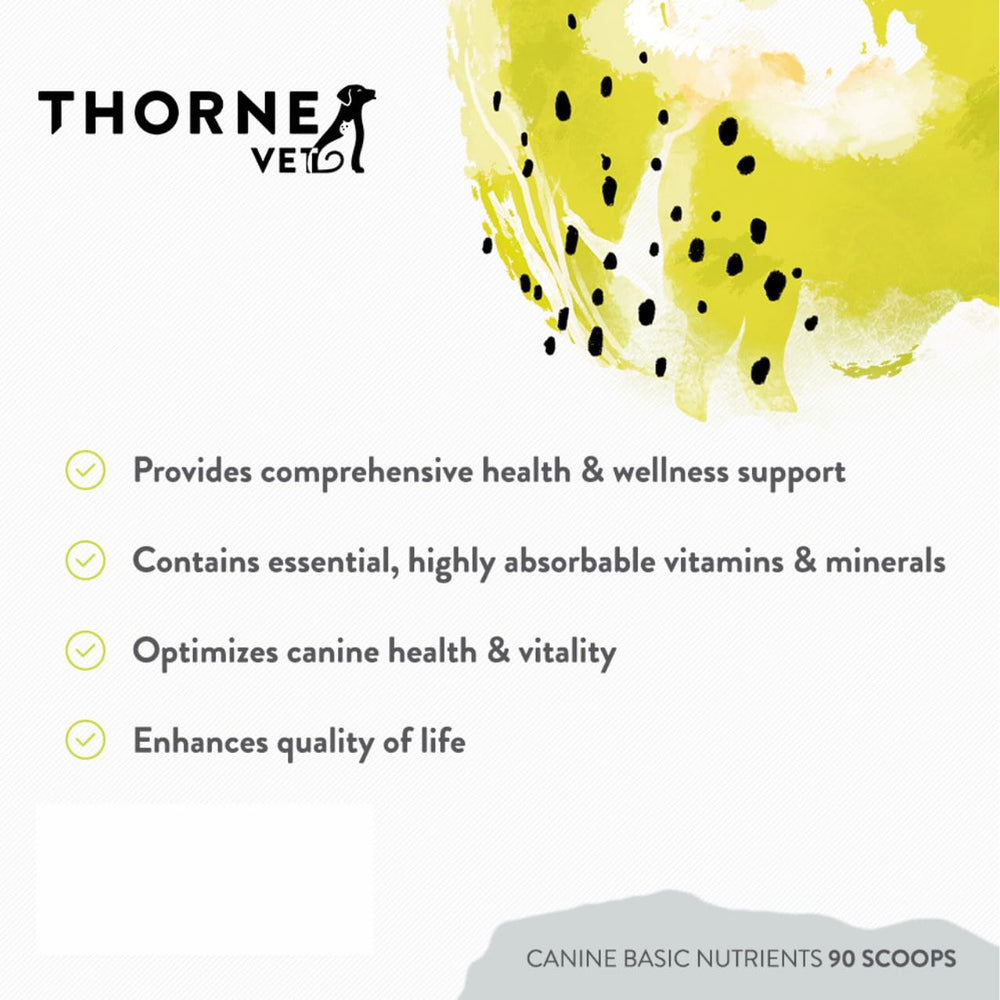 ThorneVet cuillère de référence pour mesurer la dose, aide au contrôle précis des portions