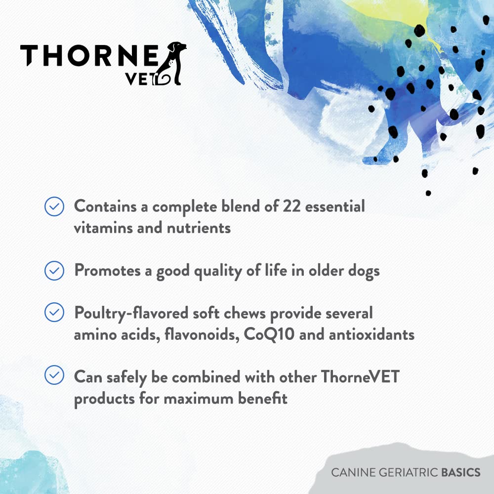 ThorneVET friandise tenue à la main montrant la taille adaptée pour chiens