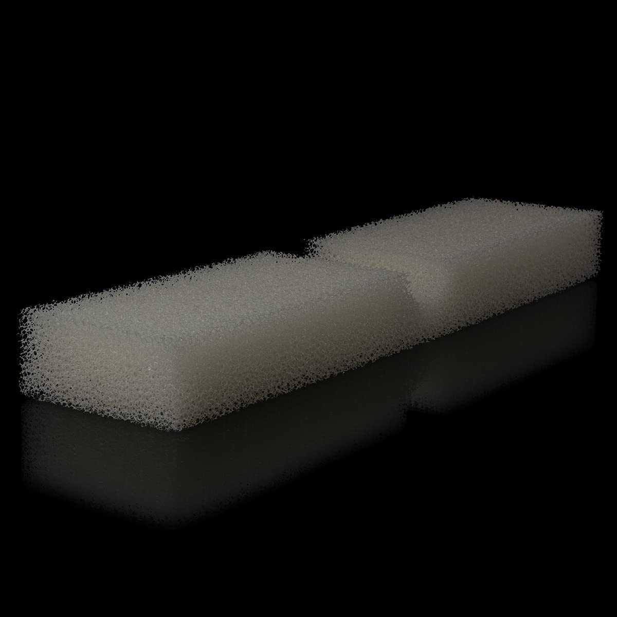 THREELIN mousse installée dans un filtre Fluval démontrant un débit d'eau optimal