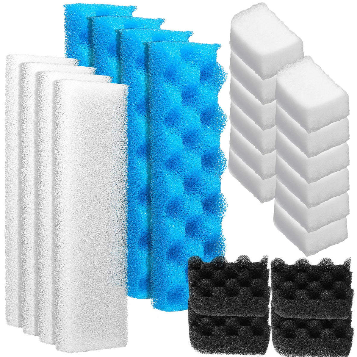 Threlaco emballage devant montrant le lot 24 pièces et compatibilité Fluval 406 407