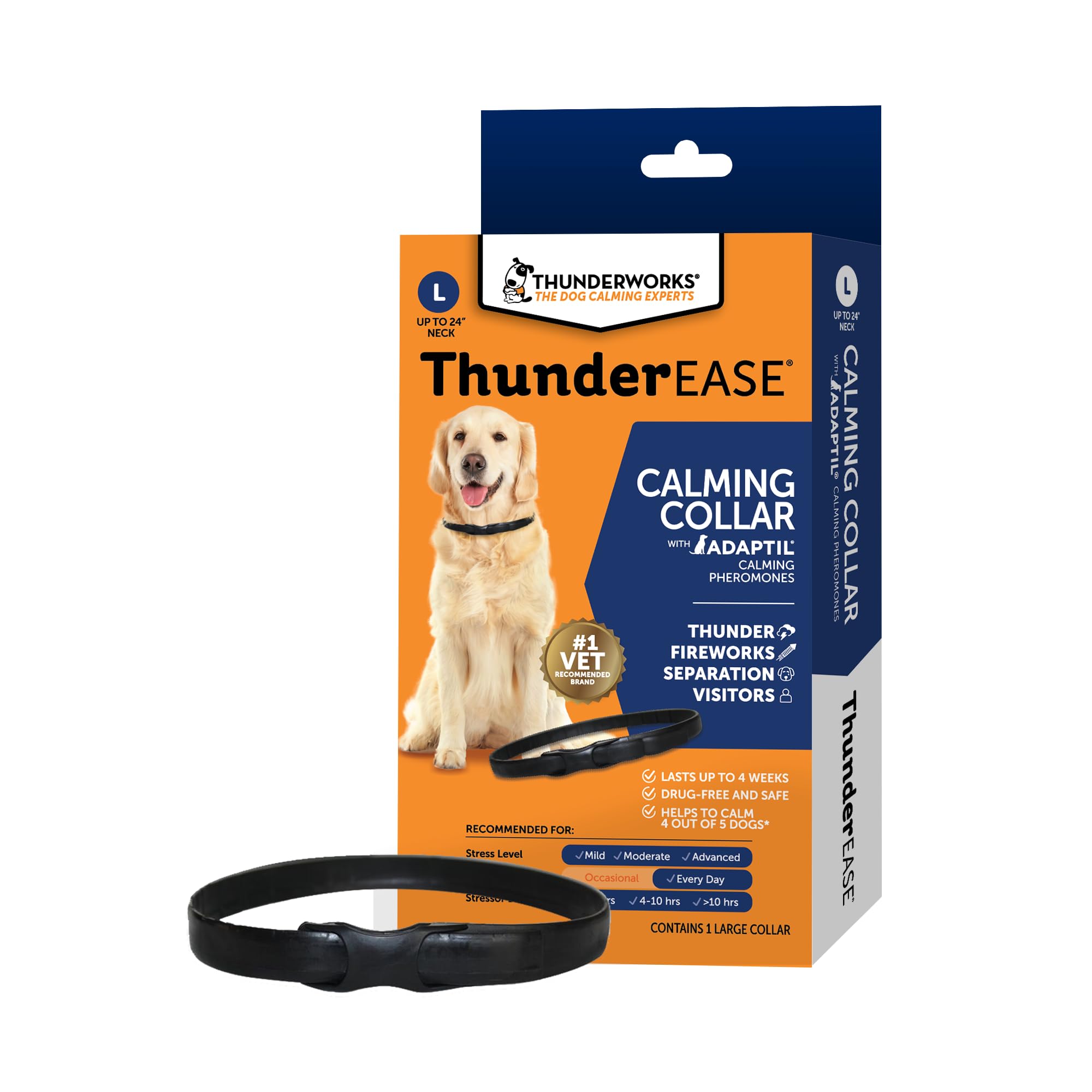ThunderEase collier grand face avant montrant installation facile et confort