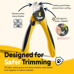 Thunderpaws lame acier inoxydable gros plan pour coupes nettes durables