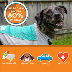 ThunderShirt Breeze gros plan du tissu mesh confortable et léger