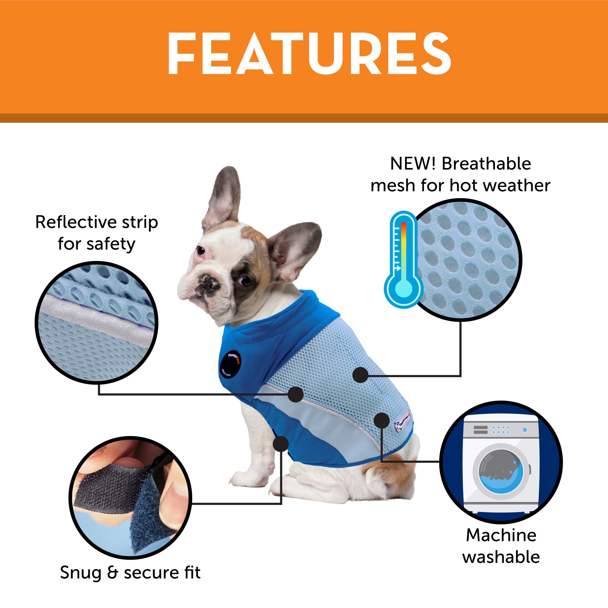 Thundershirt Breeze scène de vie sur canapé apportant bien-être