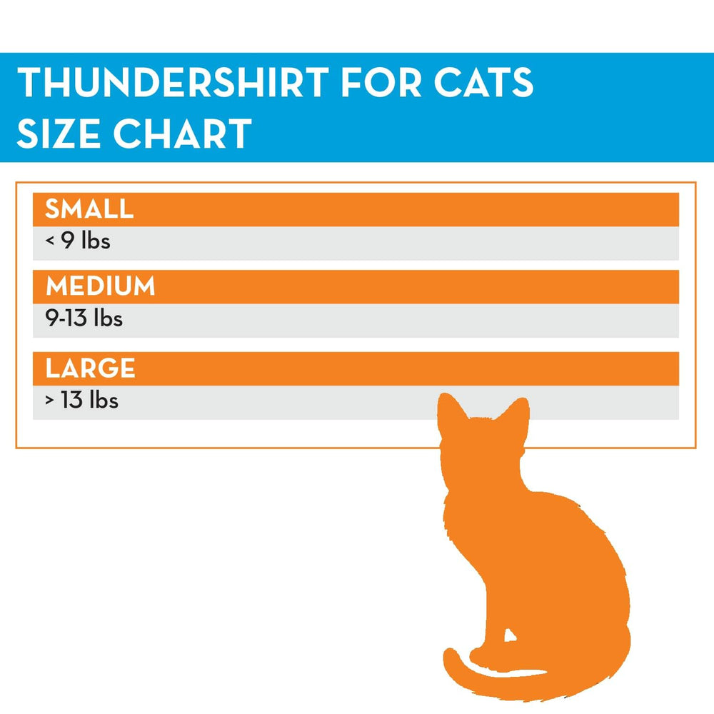 ThunderShirt chat portant la veste réduisant signes d'agitation