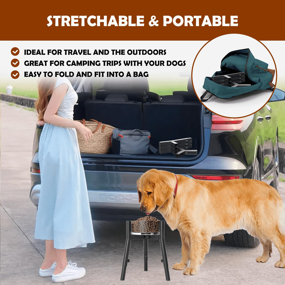 TIDANT support plié dans sac de voyage pour transport compact