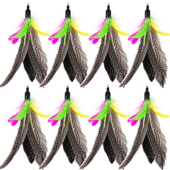 TIENAILING plumes devant emballage montrant le lot de 8 et la praticité