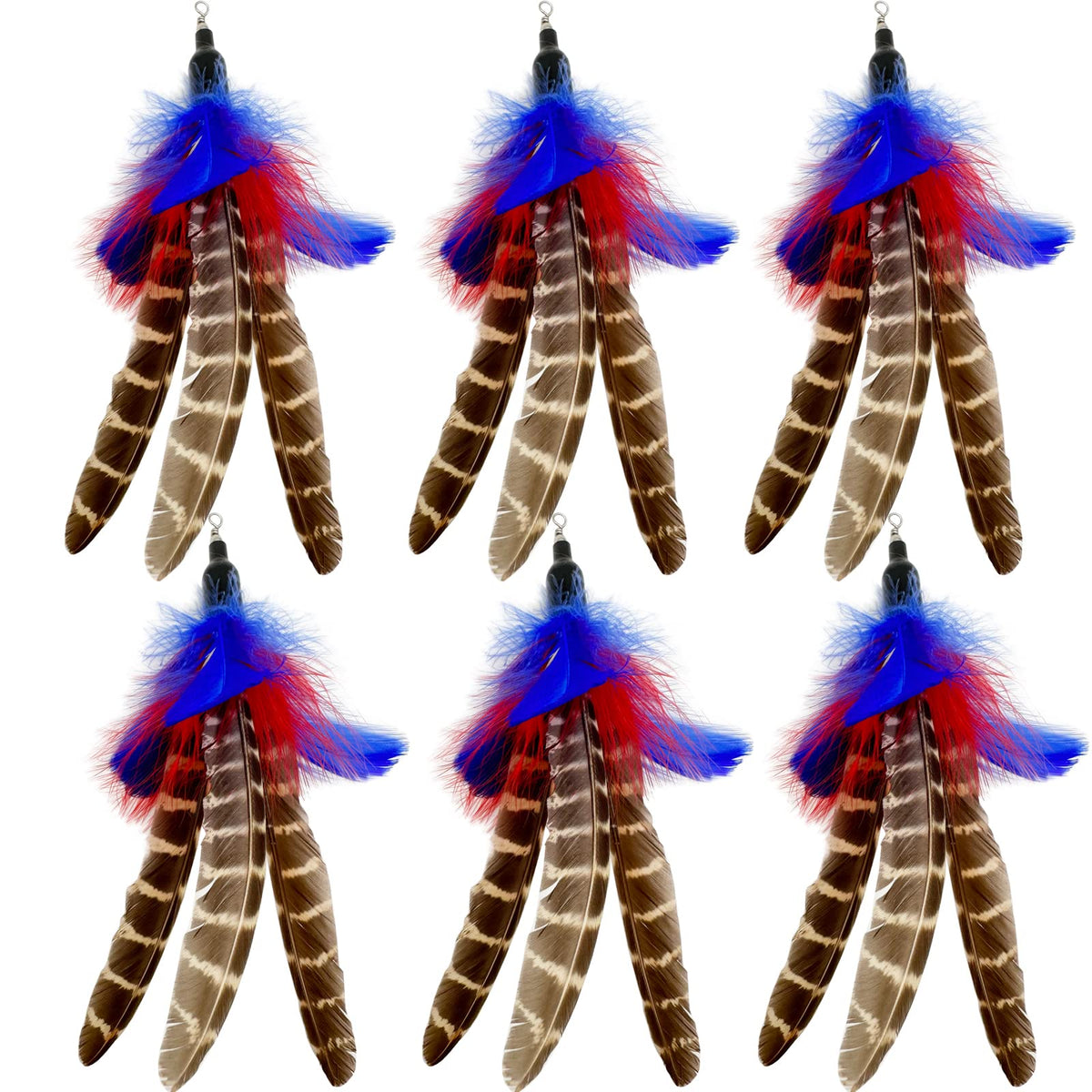 TIENAILING pack de six plumes de remplacement montrant l'emballage et la quantité, renouvellement facile