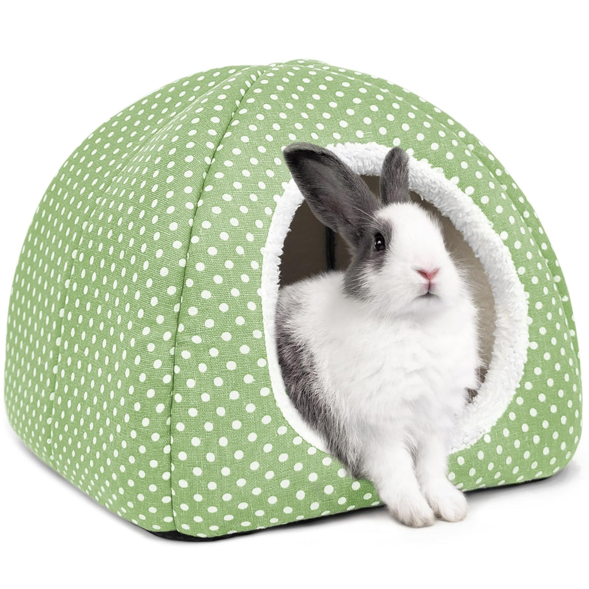 Tierecare vue de face de la cachette pour lapin offrant intimité et chaleur