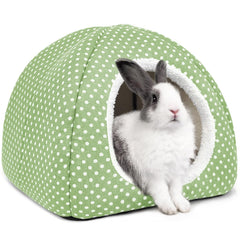 Tierecare vue de face de la cachette pour lapin offrant intimité et chaleur