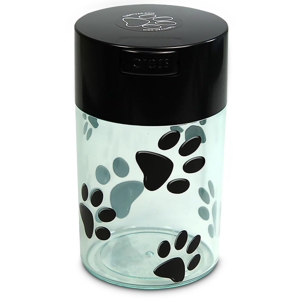 Tightpac Pawvac face avant transparent montrant contenu et gain de fraîcheur