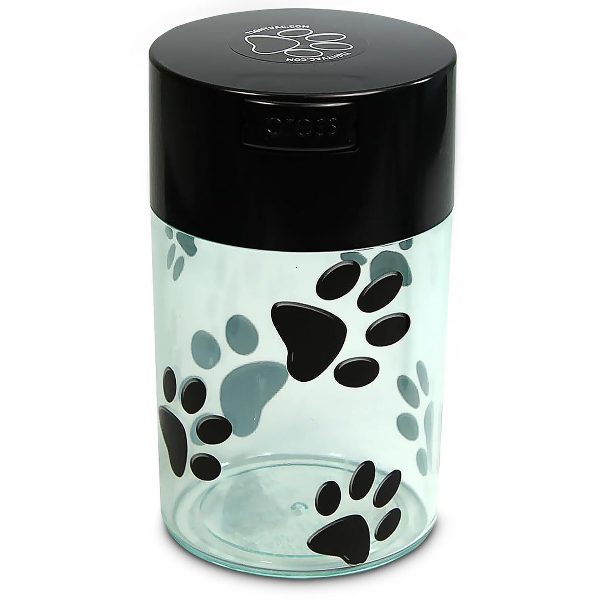 Tightpac Pawvac face avant transparent montrant contenu et gain de fraîcheur