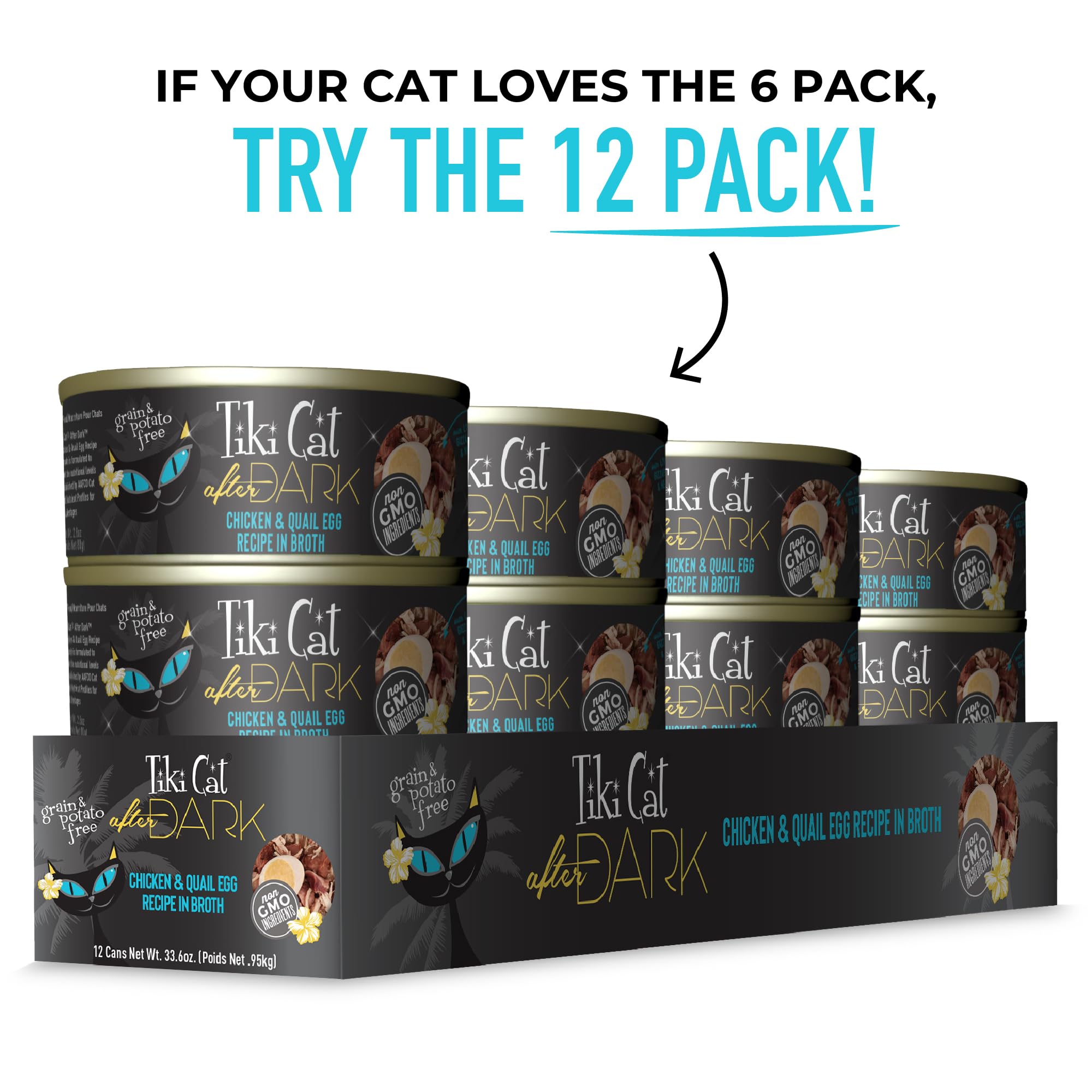 Tiki Cat comparaison taille boîte pour évaluer portion adaptée