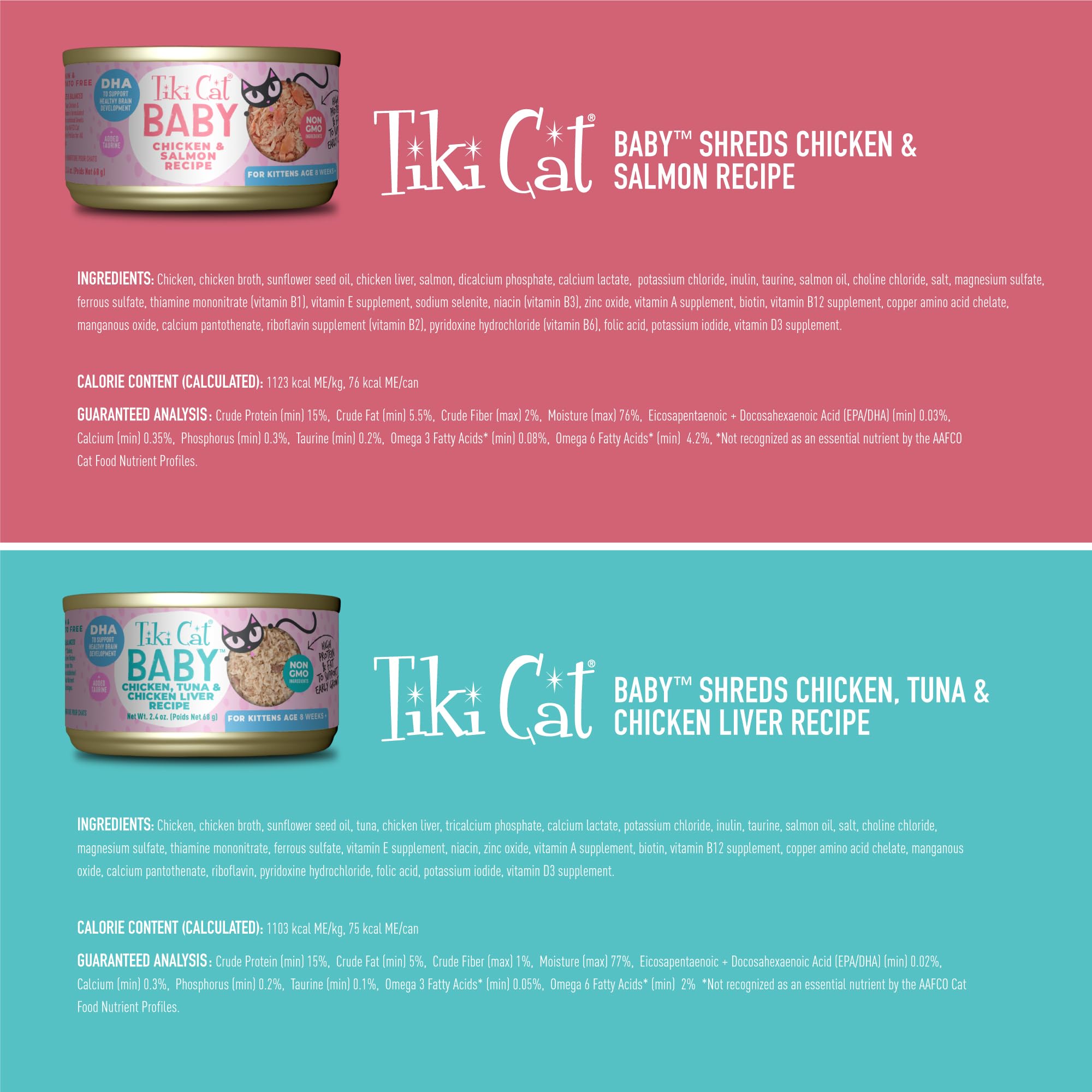 TIKI PETS boîte à côté d’une portion servie pour contrôle quantité