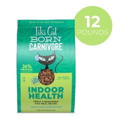 TIKI PETS gros plan sur croquettes montrant texture et appétence pour les chats