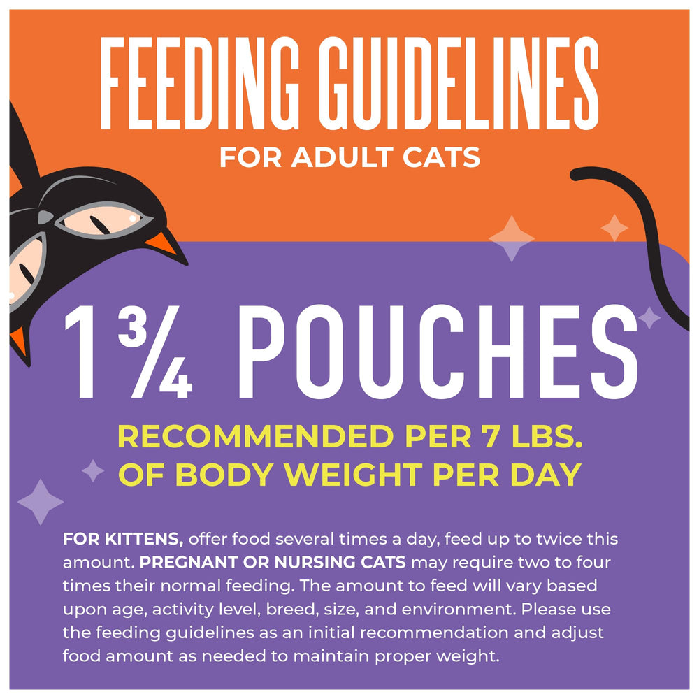 Tiki Cat dos d’emballage avec informations nutritionnelles claires