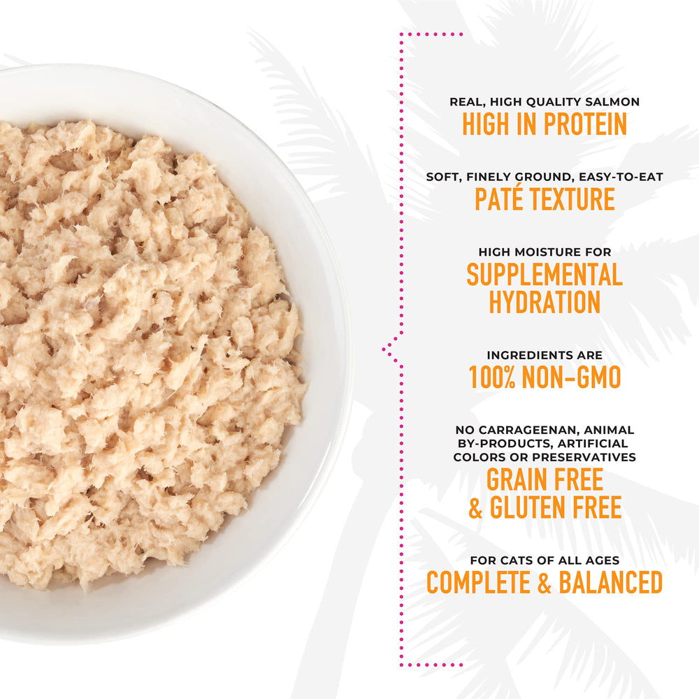 TIKI PETS étiquette nutrition claire, informations ingrédients non-OGM visibles