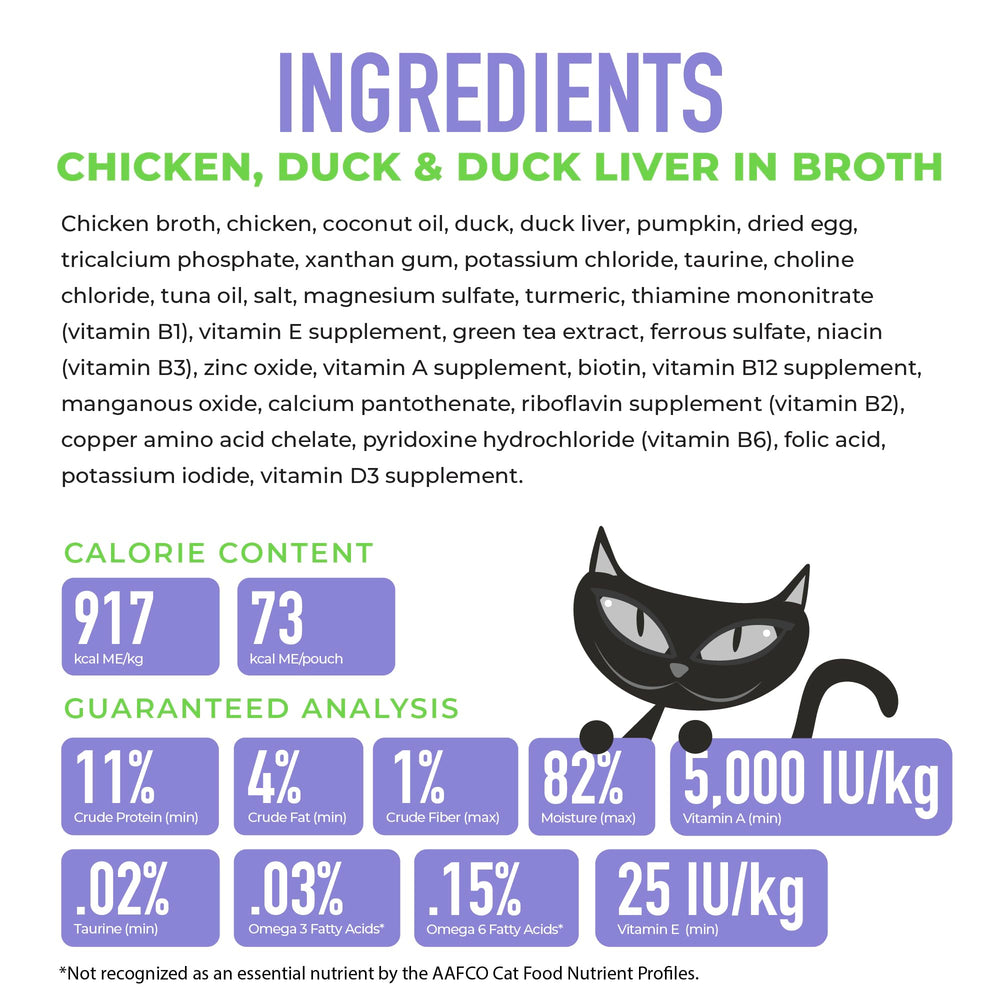 Tiki Cat foie de canard en gros plan soulignant richesse nutritionnelle