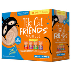 Tiki Cat pack varié face du pack montrant 12 sachets pratiques