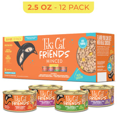 Tiki CatFriends conserve ouverte bouillon appétissant hydratation