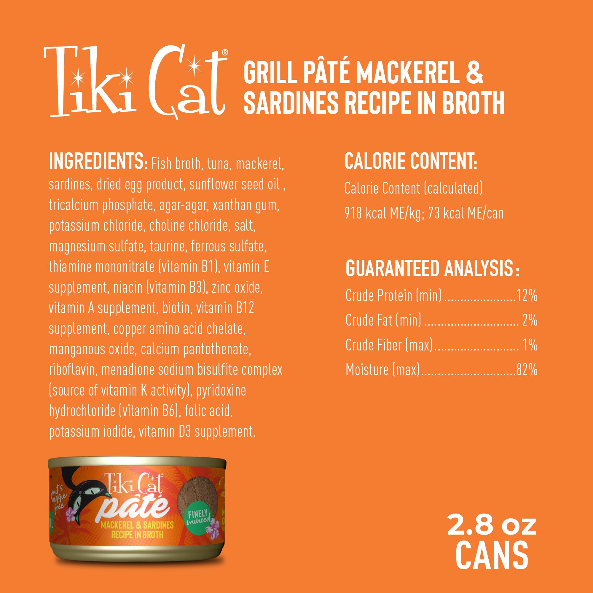 Tiki Cat six boîtes groupées illustrant lot économique pratique