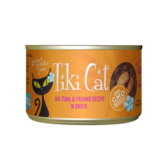 TIKI PETS face de la boîte montrant étiquette et saveur facilement identifiable