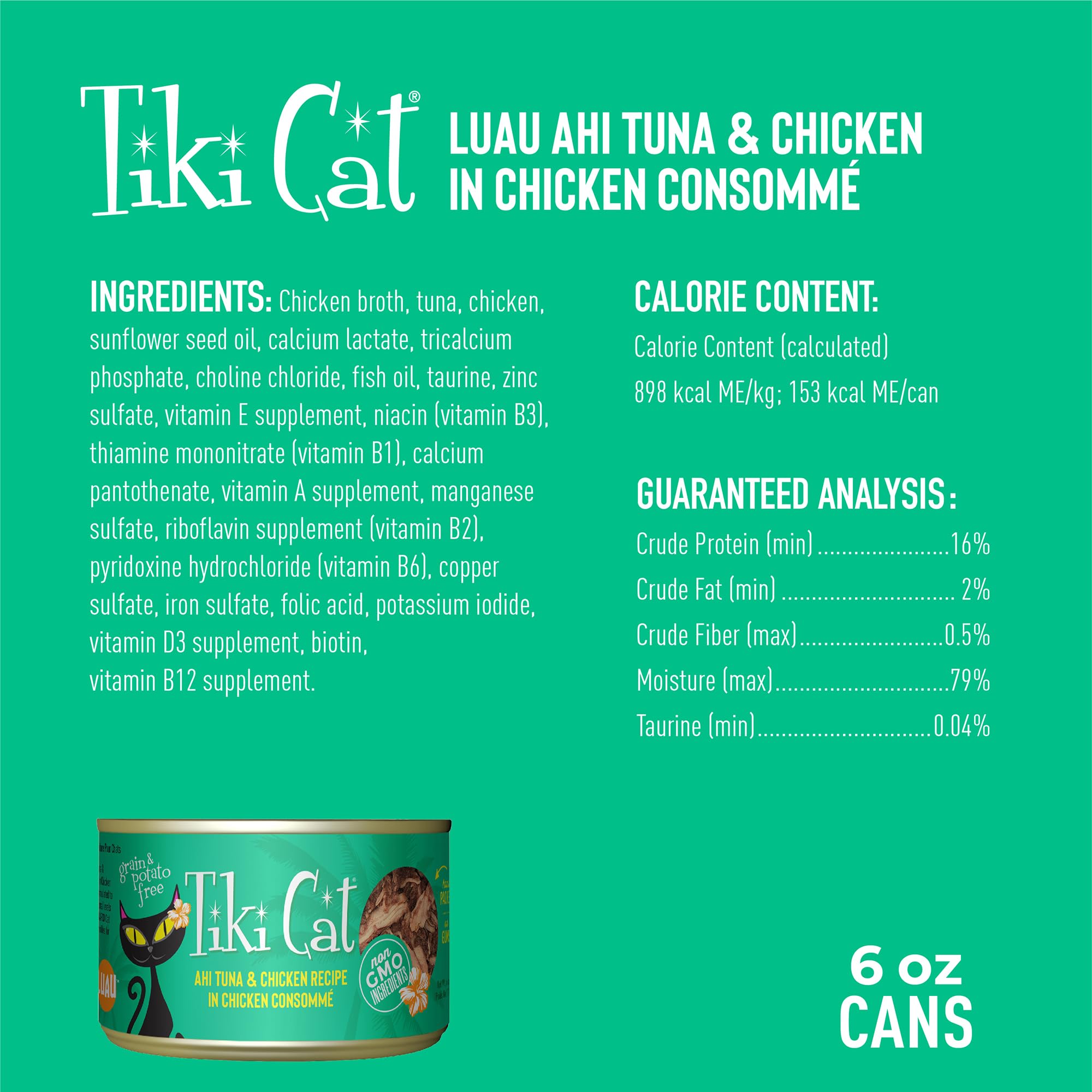TIKI PETS verser le consommé de poulet pour hydratation et goût