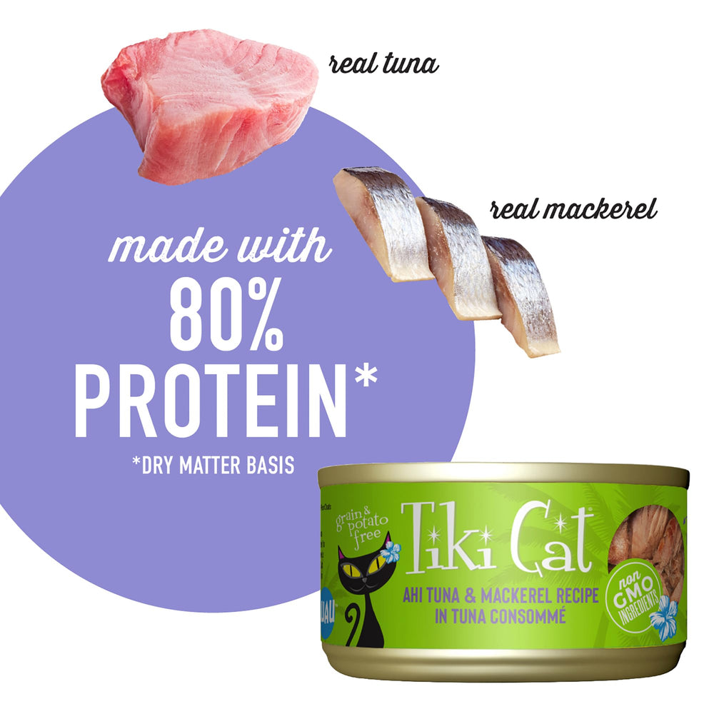 TIKI PETS contenu servi dans un bol pour portion pratique