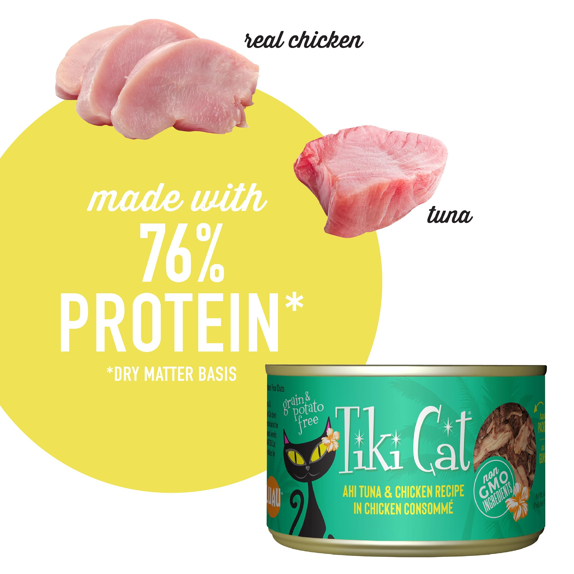 TIKI PETS portion servie dans une coupe pour un repas appétissant