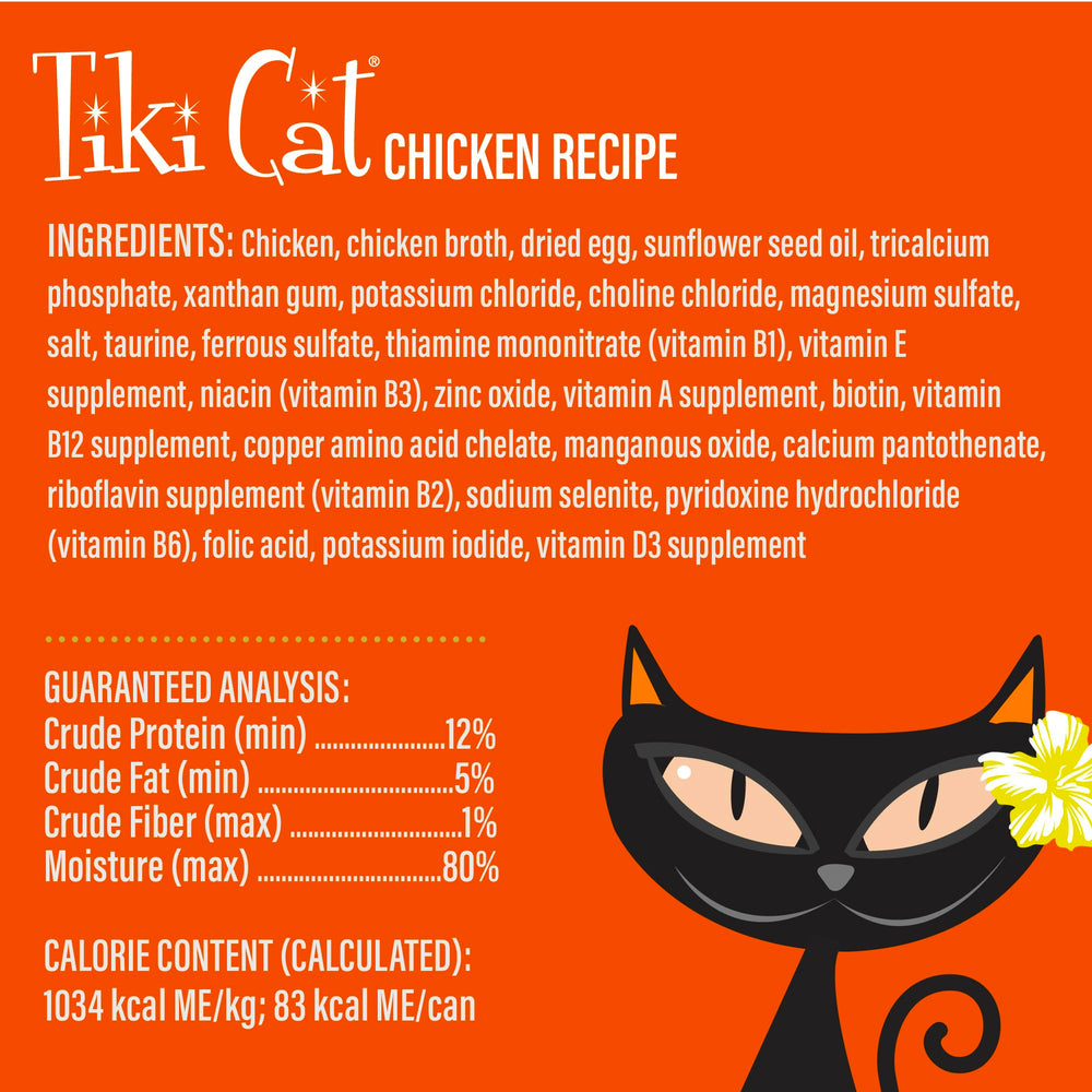 Tiki Cat comparaison taille montrant sachet compact pour portions contrôlées