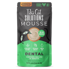 Tiki Cat emballage avant montrant la mousse appétente et informations produit