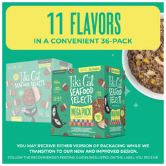 Tiki Cat conserve ouverte gros plan sur texture pour appétit accru