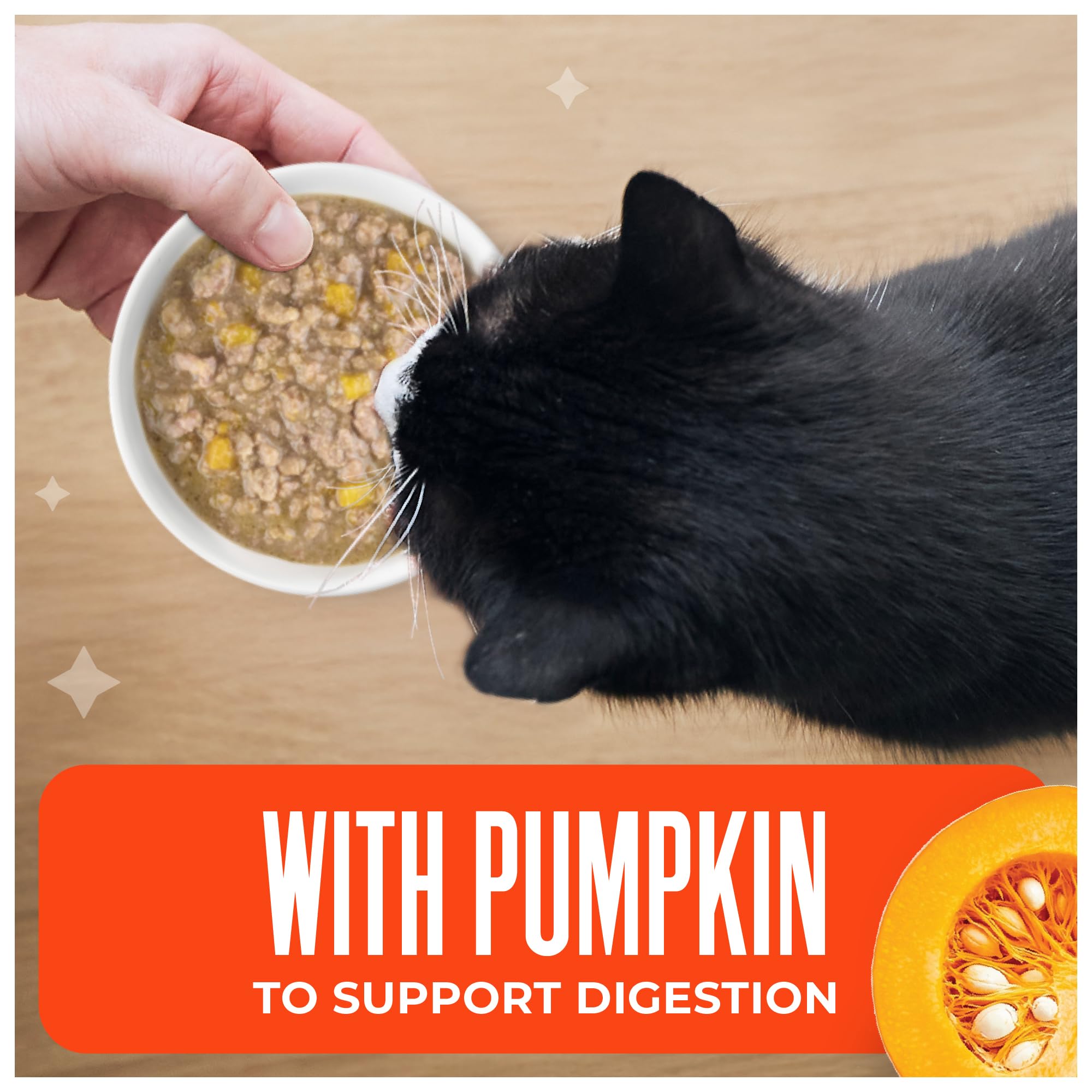 Tiki Cat focus sur potiron pour fibres douces et digestion confortable