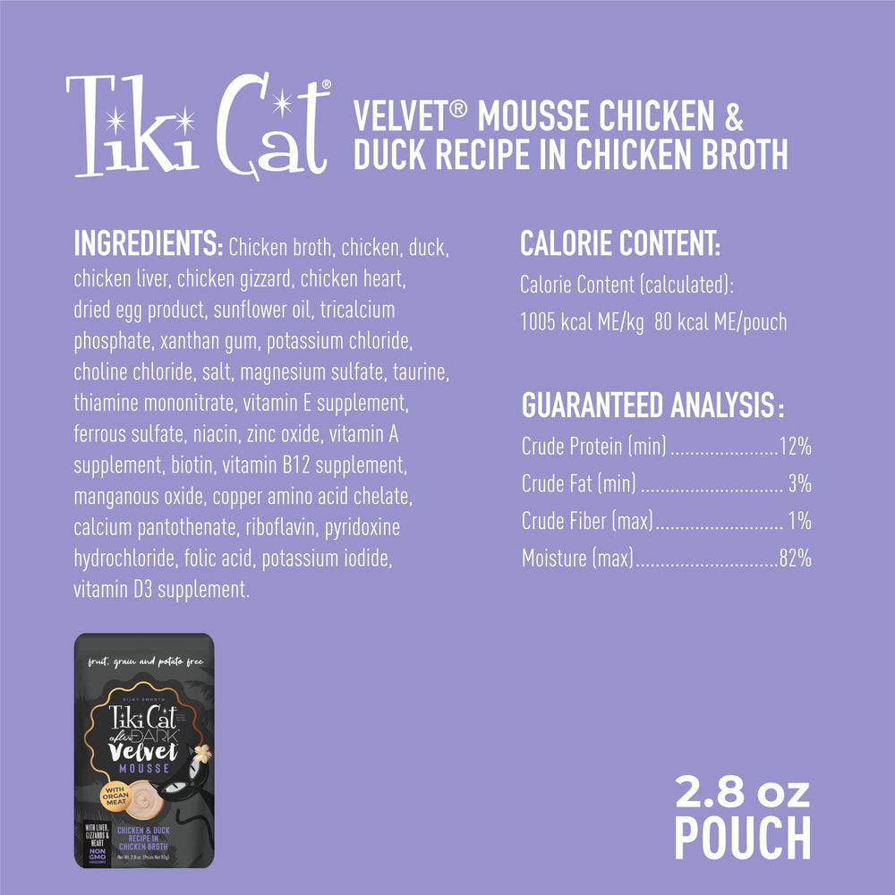 Tiki Pets Tiki Cat portion servie dans une assiette montrant portionnage pratique
