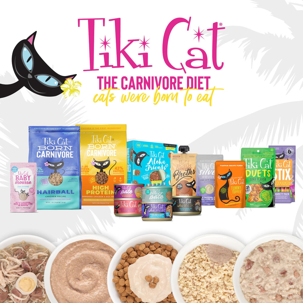 Tiki Cat pack de 12 boîtes sur étagère, stockage et économie pratique