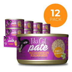TIKI PETS gros plan texture pâté onctueuse, facilite la prise et la digestion
