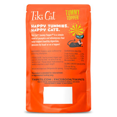 Tiki Cat sachet ouvert révélant garniture humide appétente pour hydratation